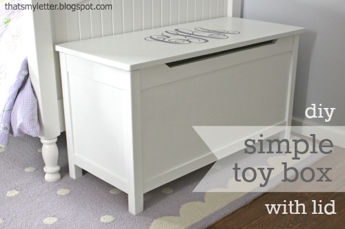 toy box with lid plans